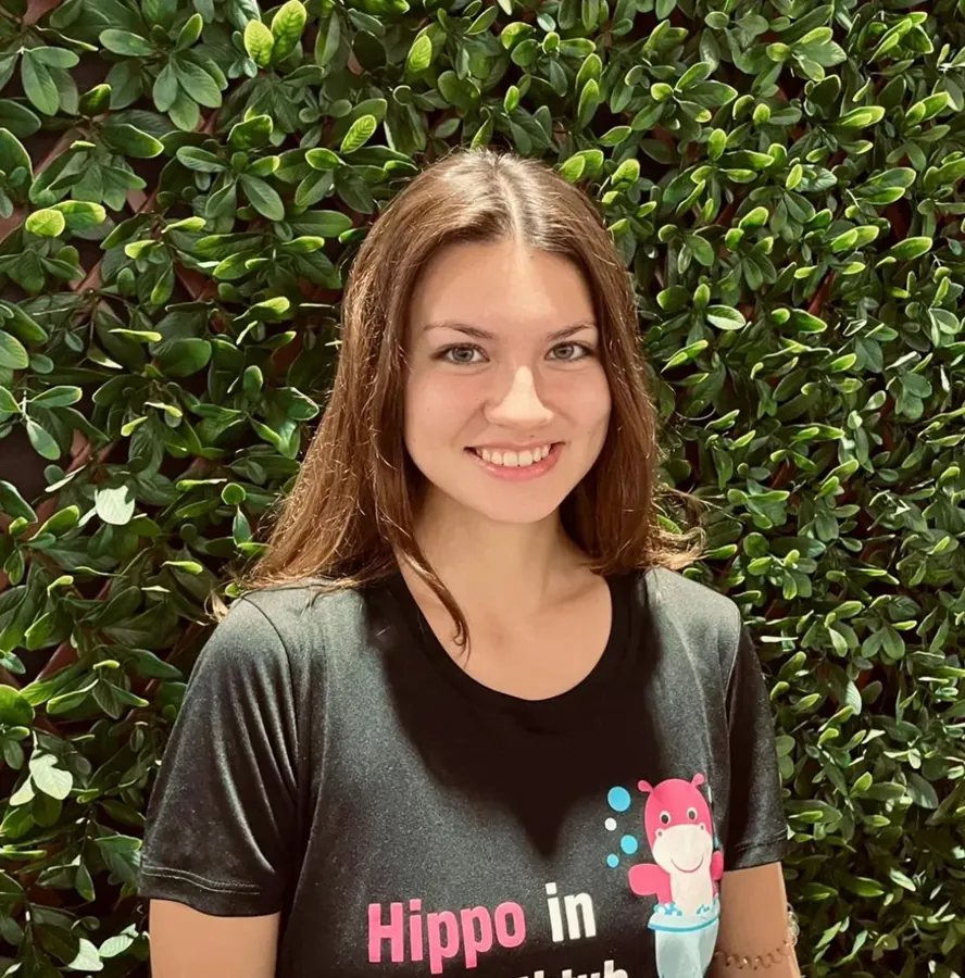 Coach Maria, swim coach at Hippo in the Bathtub